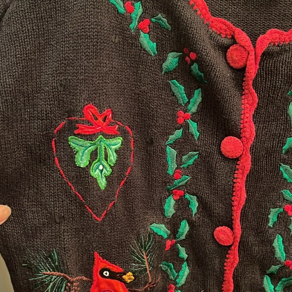 Basic Editions ugly Christmas sweater. Size small - Picture 3 of 5